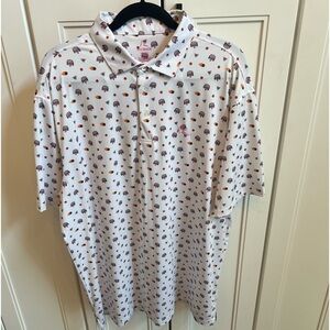 Rhoback golf polo “boom Shaka laka” 2xl. EUC.